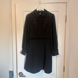 TED BAKER LONDON Amaali Lace Appliqué Fit & Flare Dress SIZE Ted's 2